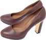 Salvatore Ferragamo Pre-owned Leather heels Brown Dames - Thumbnail 3