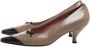 Salvatore Ferragamo Pre-owned Leather heels Brown Dames - Thumbnail 3