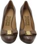 Salvatore Ferragamo Pre-owned Leather heels Brown Dames - Thumbnail 4