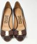 Salvatore Ferragamo Pre-owned Leather heels Brown Dames - Thumbnail 3