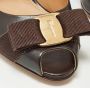 Salvatore Ferragamo Pre-owned Leather heels Brown Dames - Thumbnail 7