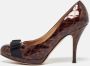 Salvatore Ferragamo Pre-owned Leather heels Brown Dames - Thumbnail 2