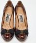 Salvatore Ferragamo Pre-owned Leather heels Brown Dames - Thumbnail 3