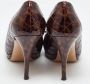 Salvatore Ferragamo Pre-owned Leather heels Brown Dames - Thumbnail 5