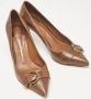 Salvatore Ferragamo Pre-owned Leather heels Brown Dames - Thumbnail 3