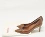 Salvatore Ferragamo Pre-owned Leather heels Brown Dames - Thumbnail 8