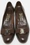 Salvatore Ferragamo Pre-owned Leather heels Brown Dames - Thumbnail 3