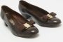 Salvatore Ferragamo Pre-owned Leather heels Brown Dames - Thumbnail 4