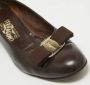 Salvatore Ferragamo Pre-owned Leather heels Brown Dames - Thumbnail 7