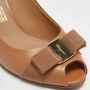 Salvatore Ferragamo Pre-owned Leather heels Brown Dames - Thumbnail 5