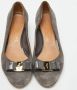 Salvatore Ferragamo Pre-owned Leather heels Gray Dames - Thumbnail 3