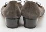 Salvatore Ferragamo Pre-owned Leather heels Gray Dames - Thumbnail 5