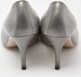 Salvatore Ferragamo Pre-owned Leather heels Gray Dames - Thumbnail 5