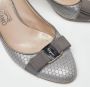 Salvatore Ferragamo Pre-owned Leather heels Gray Dames - Thumbnail 8