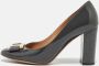 Salvatore Ferragamo Pre-owned Leather heels Gray Dames - Thumbnail 2