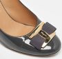 Salvatore Ferragamo Pre-owned Leather heels Gray Dames - Thumbnail 7