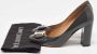 Salvatore Ferragamo Pre-owned Leather heels Gray Dames - Thumbnail 9