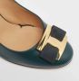 Salvatore Ferragamo Pre-owned Leather heels Green Dames - Thumbnail 7