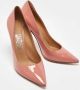 Salvatore Ferragamo Pre-owned Leather heels Orange Dames - Thumbnail 4