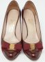 Salvatore Ferragamo Pre-owned Leather heels Red Dames - Thumbnail 2