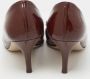 Salvatore Ferragamo Pre-owned Leather heels Red Dames - Thumbnail 4