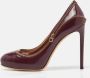 Salvatore Ferragamo Pre-owned Leather heels Red Dames - Thumbnail 2