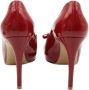 Salvatore Ferragamo Pre-owned Leather heels Red Dames - Thumbnail 5