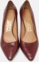 Salvatore Ferragamo Pre-owned Leather heels Red Dames - Thumbnail 3