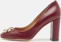 Salvatore Ferragamo Pre-owned Leather heels Red Dames - Thumbnail 2