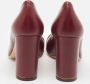 Salvatore Ferragamo Pre-owned Leather heels Red Dames - Thumbnail 5