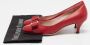 Salvatore Ferragamo Pre-owned Leather heels Red Dames - Thumbnail 9