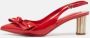 Salvatore Ferragamo Pre-owned Leather heels Red Dames - Thumbnail 2