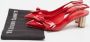 Salvatore Ferragamo Pre-owned Leather heels Red Dames - Thumbnail 9