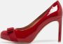 Salvatore Ferragamo Pre-owned Leather heels Red Dames - Thumbnail 2