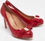 Salvatore Ferragamo Pre-owned Leather heels Red Dames - Thumbnail 4