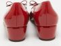 Salvatore Ferragamo Pre-owned Leather heels Red Dames - Thumbnail 4