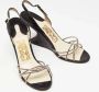 Salvatore Ferragamo Pre-owned Leather sandals Black Dames - Thumbnail 4