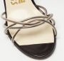 Salvatore Ferragamo Pre-owned Leather sandals Black Dames - Thumbnail 7