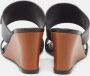 Salvatore Ferragamo Pre-owned Leather sandals Black Dames - Thumbnail 5