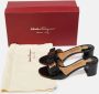 Salvatore Ferragamo Pre-owned Leather sandals Black Dames - Thumbnail 9