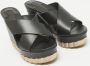 Salvatore Ferragamo Pre-owned Leather sandals Black Dames - Thumbnail 4