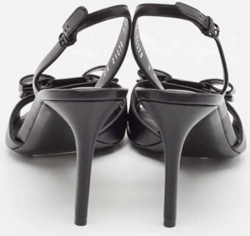 Salvatore Ferragamo Pre-owned Leather sandals Black Dames