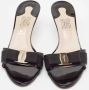 Salvatore Ferragamo Pre-owned Leather sandals Black Dames - Thumbnail 3