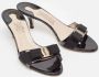 Salvatore Ferragamo Pre-owned Leather sandals Black Dames - Thumbnail 4