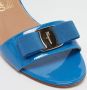 Salvatore Ferragamo Pre-owned Leather sandals Blue Dames - Thumbnail 7