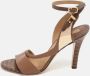 Salvatore Ferragamo Pre-owned Leather sandals Brown Dames - Thumbnail 2