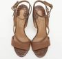 Salvatore Ferragamo Pre-owned Leather sandals Brown Dames - Thumbnail 3