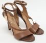 Salvatore Ferragamo Pre-owned Leather sandals Brown Dames - Thumbnail 4