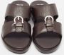 Salvatore Ferragamo Pre-owned Leather sandals Brown Heren - Thumbnail 3