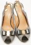 Salvatore Ferragamo Pre-owned Leather sandals Gray Dames - Thumbnail 3